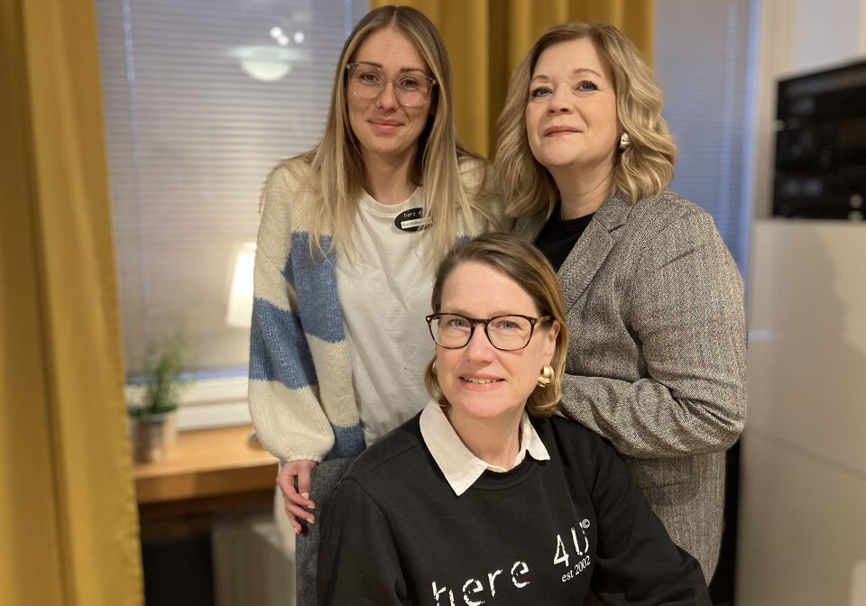 Glädjande. Evelina Magnusson, Therese Ankréus och Sara Bergvall gläds åt de extra stödet från Allmänna arvsfonden.