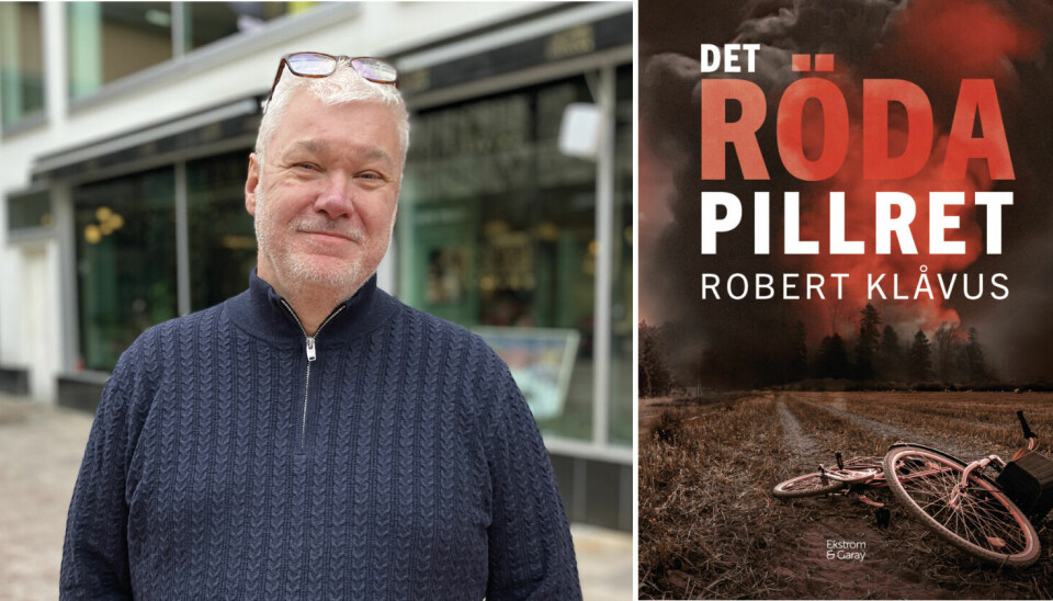 ”Late bloomer”. Huvudpersonerna i Robert Klåvus första bok är karaktärerna Erik Brandelius från Nationella operativa avdelningen inom polisen, samt journalisten Santina Jakobsson.