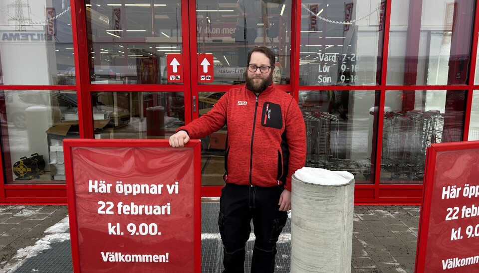 Varuhuschef. Niklas Ananjev är ny varuhuschef på Jula Erikslund.
