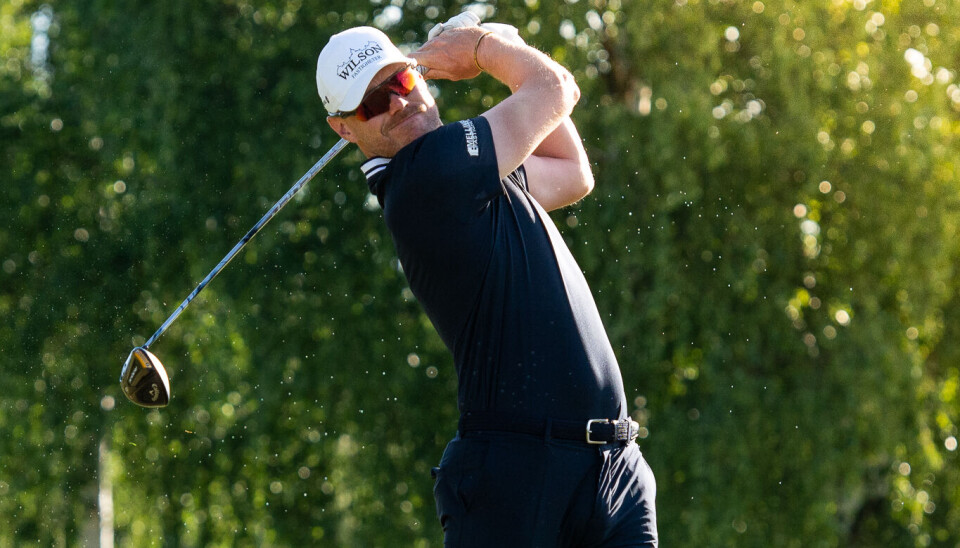 Satsar allt. Västeråsgolfaren Adam Anderson hoppas kunna kliva upp ett tour-steg i år.