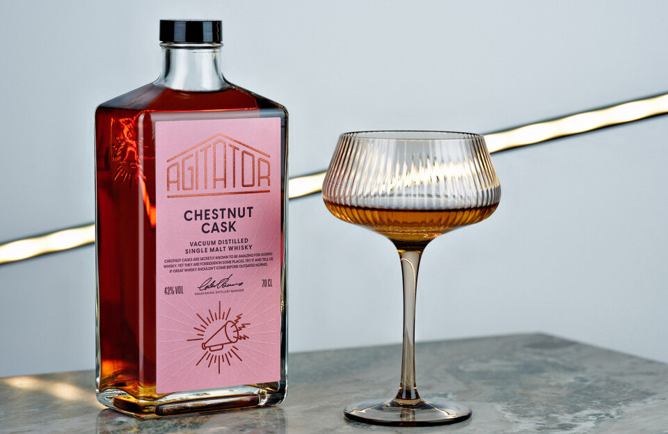 Förfinad. Chestnut Cask är det nya namnet på den kastanjefatslagrade whiskyn som tar plats i Agitators ordinarie utbud