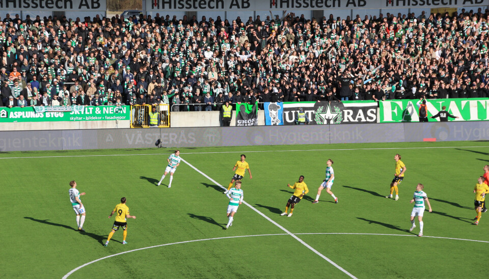 VSK förlorade mot Elfsborg inför rekordpublik hemma på Hitachi Energy Arena.
