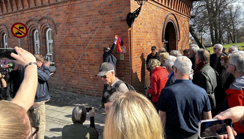 Landshövding Johan Sterte förklarade Turbinhuset som invigt byggnadsminne.