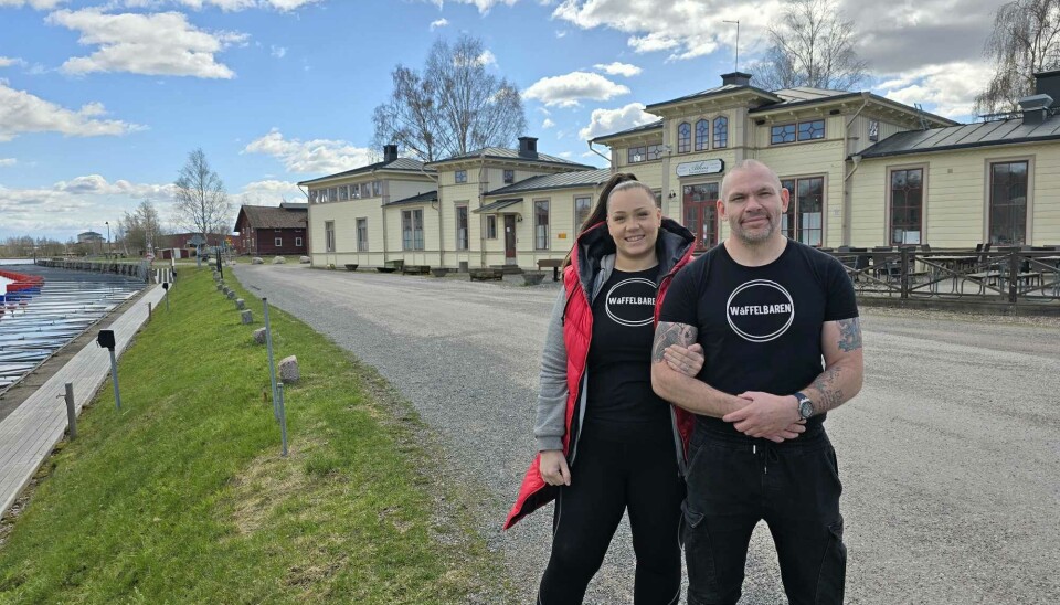 Lisa och Claes Holmberg etablerar Wåffelbaren i Köping.