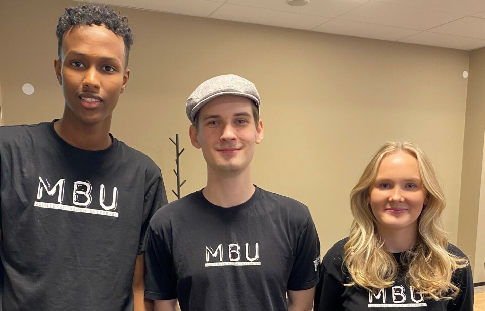 MBU-ambassadörerna Abdigani Mohammed, Tommy Mattson och Chanell Andersson Sigge.