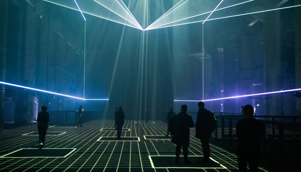 Många intryck. Den nya utställningen innefattar både syn och hörsel.