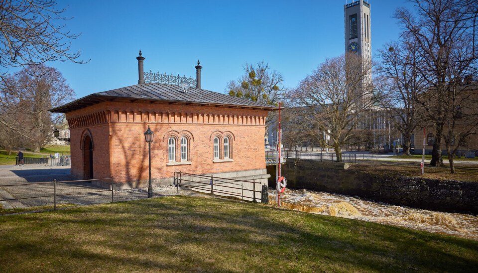 Byggnadsminnet Turbinhuset i Västerås.