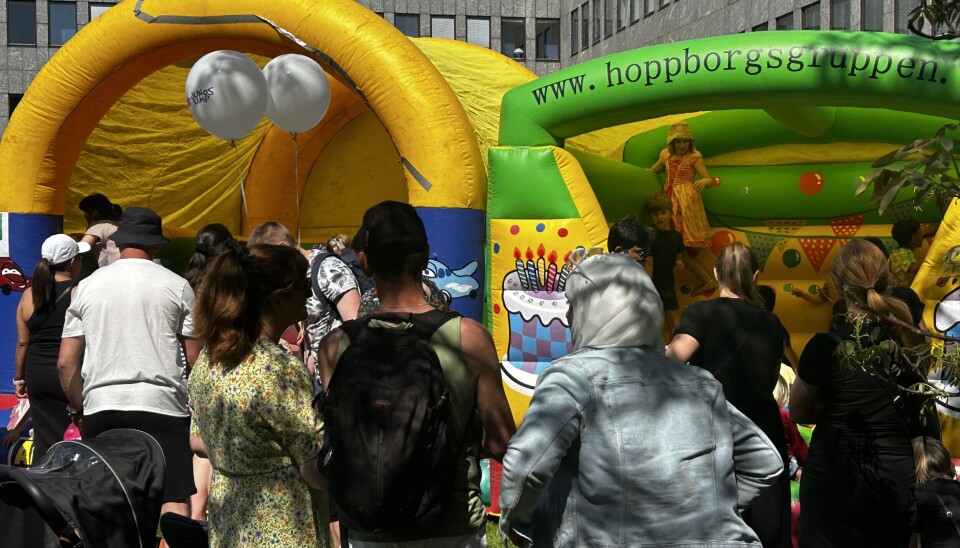 Hoppborgarna från Event Mälardalen var som vanligt populära.