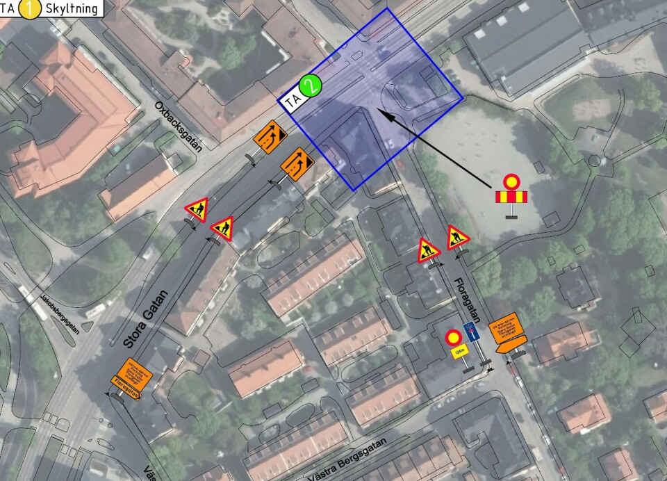 Risk för köer när läcka ska lagas