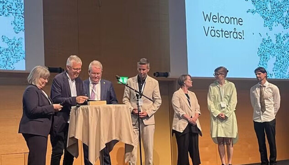 Representanter från ICORN och Västerås stad möttes i Köpenhamn för att underteckna avtalet om att Västerås ska bli en fristad.