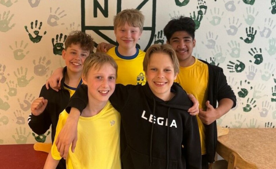 Sammansvetsade. Erik Blomberg, Lucas Ricatti, Albin Alenius, Jan Eklöf, Julius Magnusson utgör ett sammansvetsat och lovande lag.
