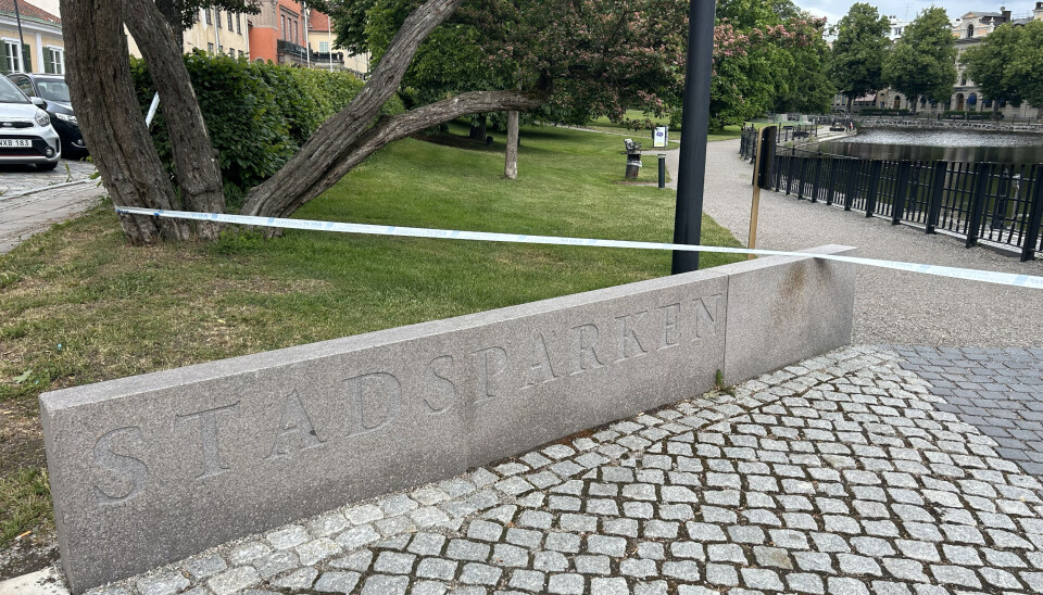 Polisen utreder våldtäkt – Stadsparken avspärrad
