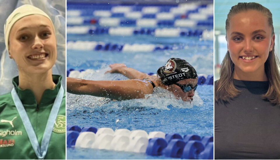 VSS EM-simmare. Elvira Mörtstrand och Edith Jernstedt tävlar på Europamästerskapet i Belgrad.