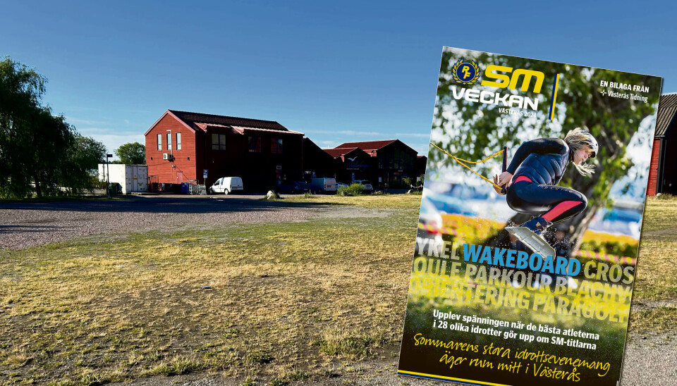 Här kommer Mötesplats SM-veckan äga rum med föreläsningar och aktiviteter. Den stora scenen som har stått på platsen de senaste somrarna ska byggas upp.