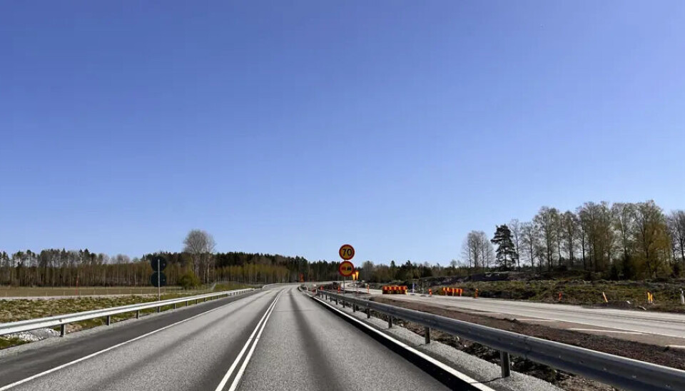 Nattlig avstängning på E18