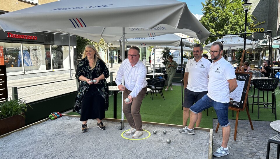 Ett kast för sommaren – nu går det att spela boule mitt i city