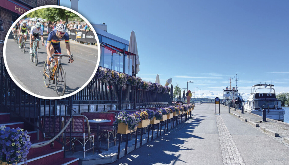 Cyklisterna kommer att köra kortbaneloppen på Citybanan som delvis går längs Mälaren.