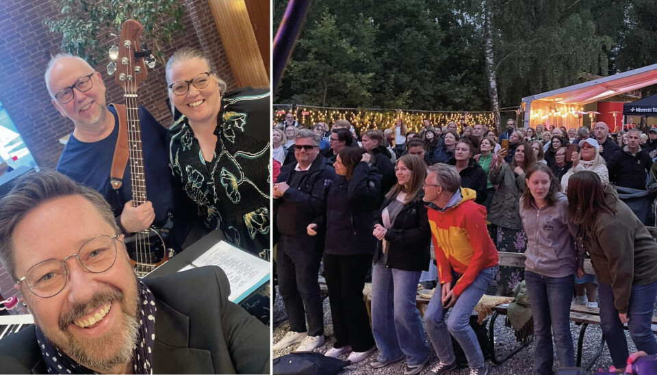 Ska få västeråsarna att ta ton på Mässen. Björn Carlsson, Alf Rikner och Elisabeth Odebäck fixar allsångskvällar på Västerås Officersmäss i sommar.