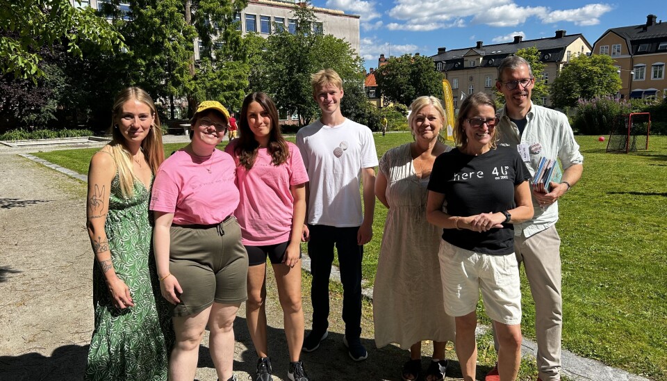 Samlingspunkt för fri sommarlek i city