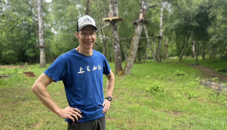 Äventyrlig företagare. Per Fredin är en av delägarna i Aktivt Uteliv.