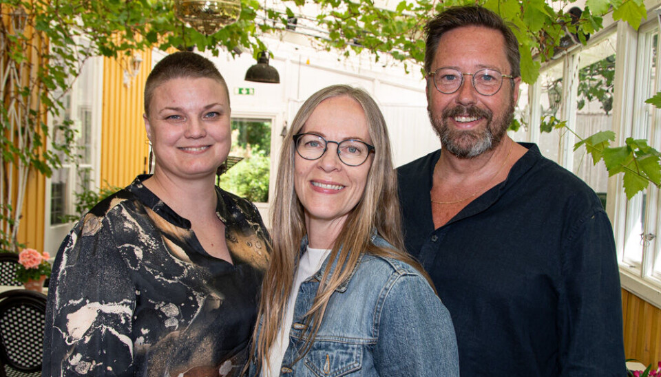Redo för Västerås Konstfestival. Från vänster: Lissla Hallin, Anna ZachriOrs Lindén och Björn Carlsson.