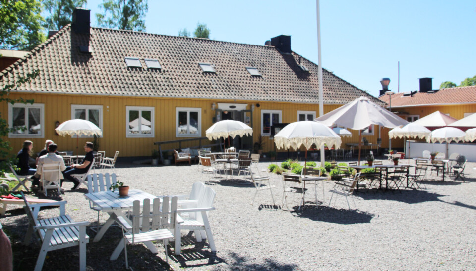 Skådeplats. Här på Västerås Officersmäss hålls konstfestivalen.