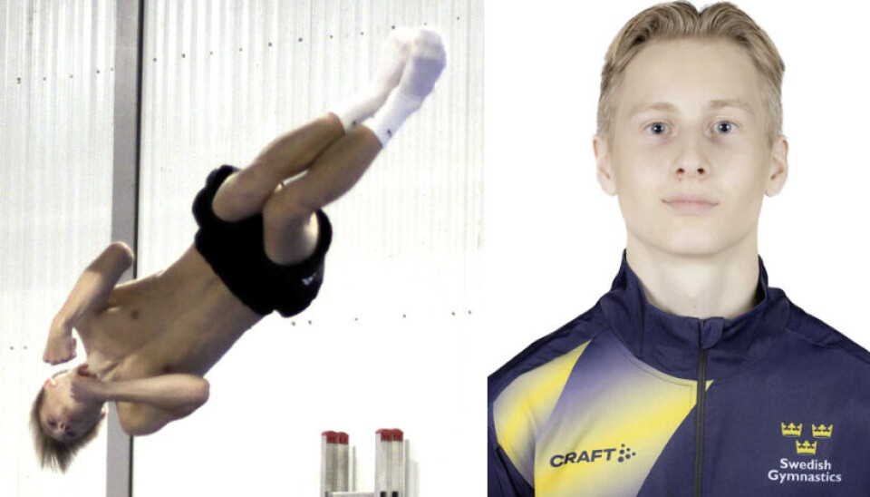 Blågul. Västerås Gymnastikförenings Jacob Hedqvist har blivit uttagen till det svenska herrjuniorlandslaget i truppgymnastik som tävlar i EM i oktober.