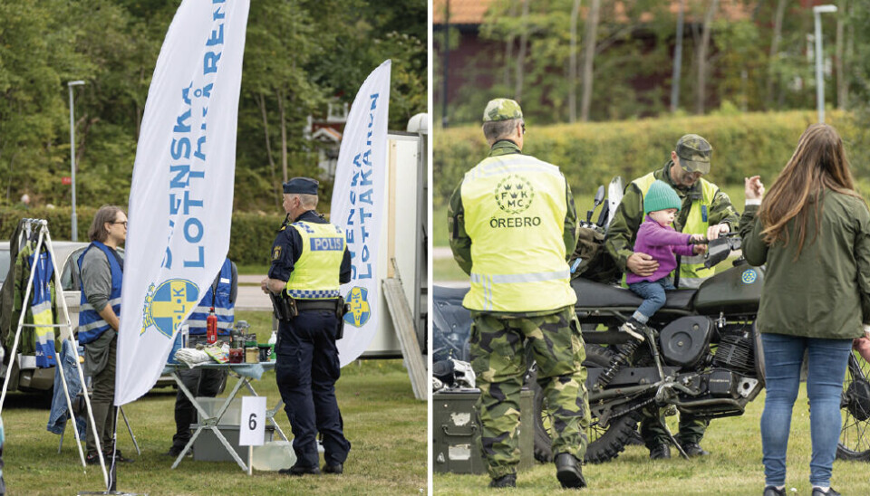 Närmare 40 aktörer. Lottakåren och FMCK Örebro medverkar även i år och lär ut om hemberedskap.