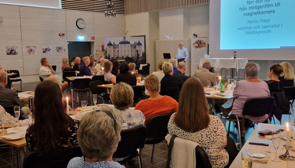 Föredrag. Under jublieumsfirandet hölls flera föredrag för att visa den veterinärmedicinska utveckling som skett under 60 år.