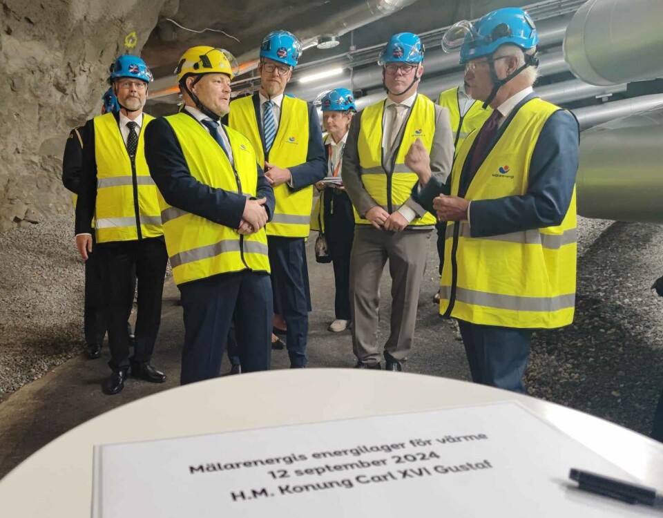 Kunglig invigning. Kungen var med och invigde den stora satsningen som uppmärksammats internationellt.