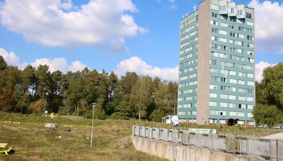 Tomt. Här ska det byggas ett nytt centrum.