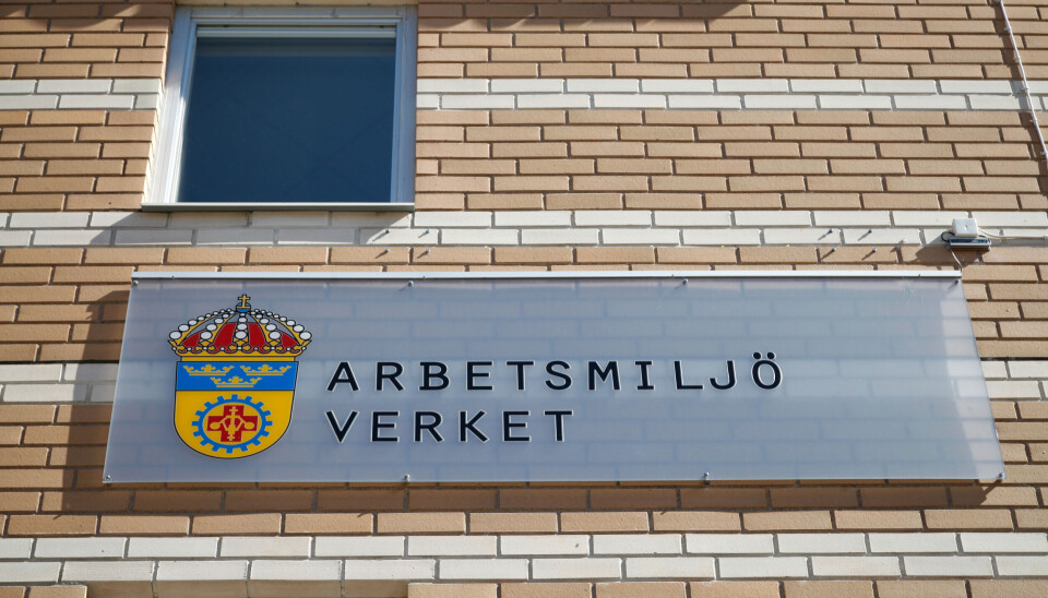 Arbetsmiljöverket. Arkivbild. Arbetsmiljöverket. Arkivbild.