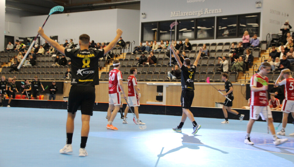 Storseger. Skälbys innebandyherrar vann övertygande i hemmapremiären mot Hovslätt som kvalade till SSL förra säsongen.