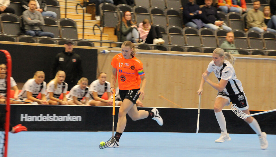 Matilda Lindgren på frammarsch.