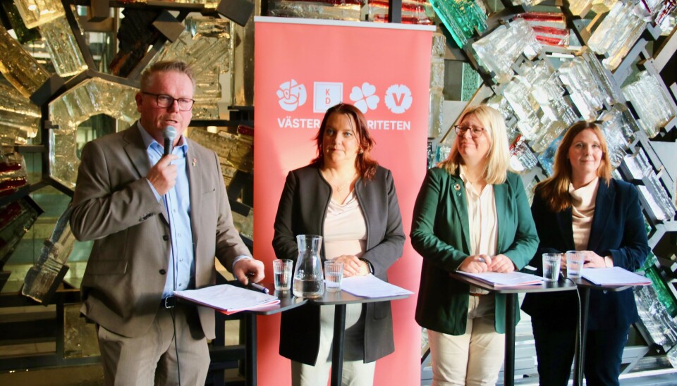 Västeråsmajoriteten. S, KD, C och V i samverkan. Västeråsmajoriteten. S, KD, C och V i samverkan.