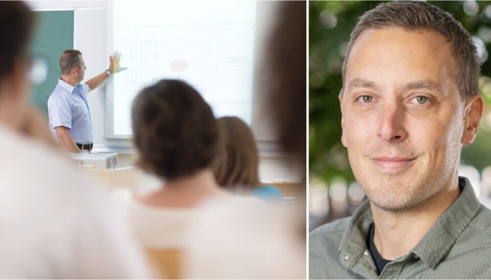 ”Vi jobbar intensivt med lönefrågan”. Erik Liljenskog, ordförande för Sveriges Lärare i Västerås.