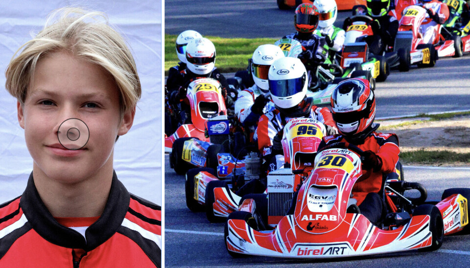 Axel Palmgren (#30) genrepade på hemmabanan Hälla Ring med att bli trea i sin debut bland seniorerna förra helgen. Nästa vecka åker 14-åringen ner till Italien för att känna på internationellt mostånd.