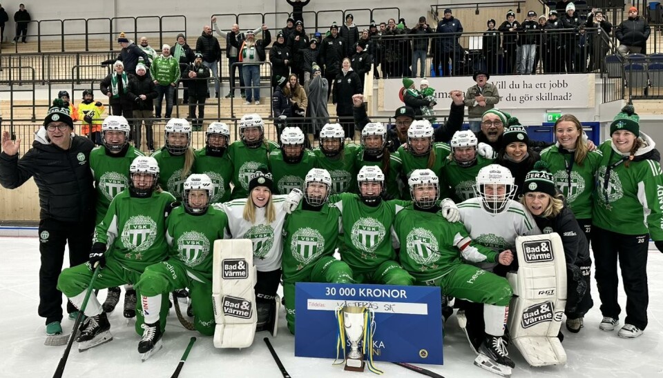 Cupmästare. VSK-damerna vann Svenska cupen