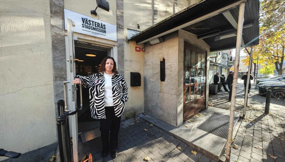 Sofie Grande, socialchef på Stadsmissionen i Västerås. Foto: Magnus Eriksson/Arkivbild