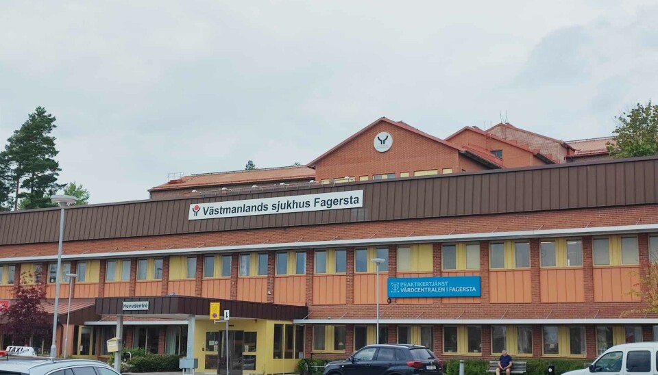 Byggs om. Sjukhuset i Fagersta. Ska byggas om. Sjukhuset i Fagersta.