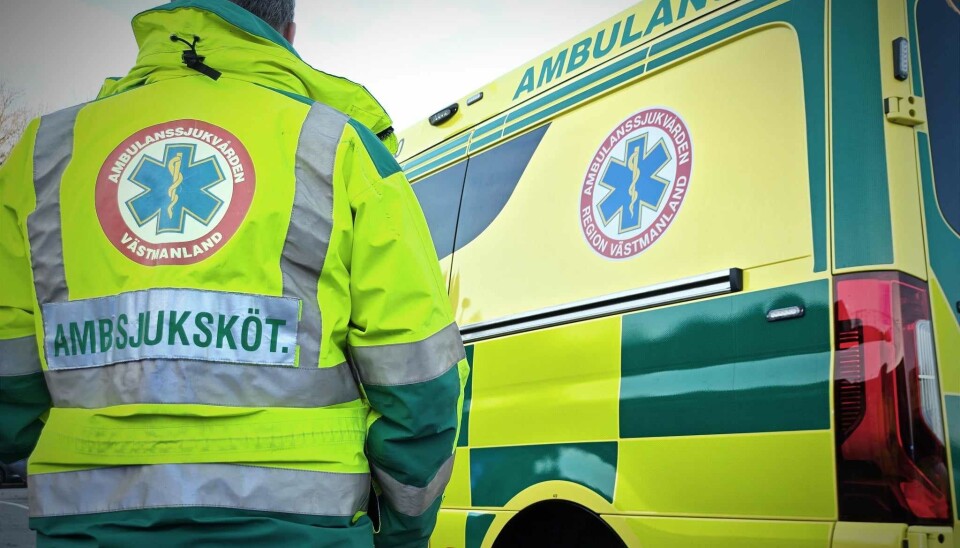 Ambulans. Arkivbild. Ambulans. Arkivbild.