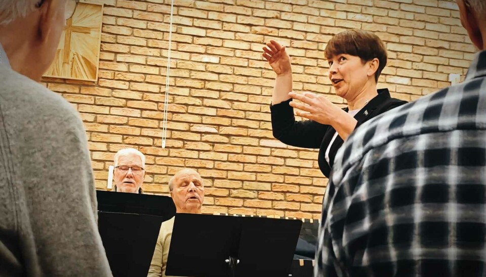 Annonsen i Västerås Tidning lockade – så blev ukrainska Taja manskörens nya ledare