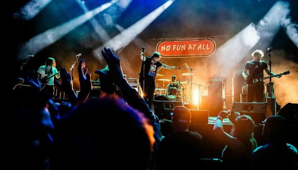 Från en av alla bejublade spelningar i år under turnén ihop Millencolin och Satanic Surfers. ”Det var så jävla mycket pepp så man nästan blev lite rädd”.