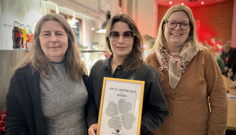 I bild: Reidun Andersson (C), kretsordförande, Vicktoria Bagi, vice ordförande och en av TGVS:s initiativtagare, och Vicki Skure-Eriksson (C), gruppledare.