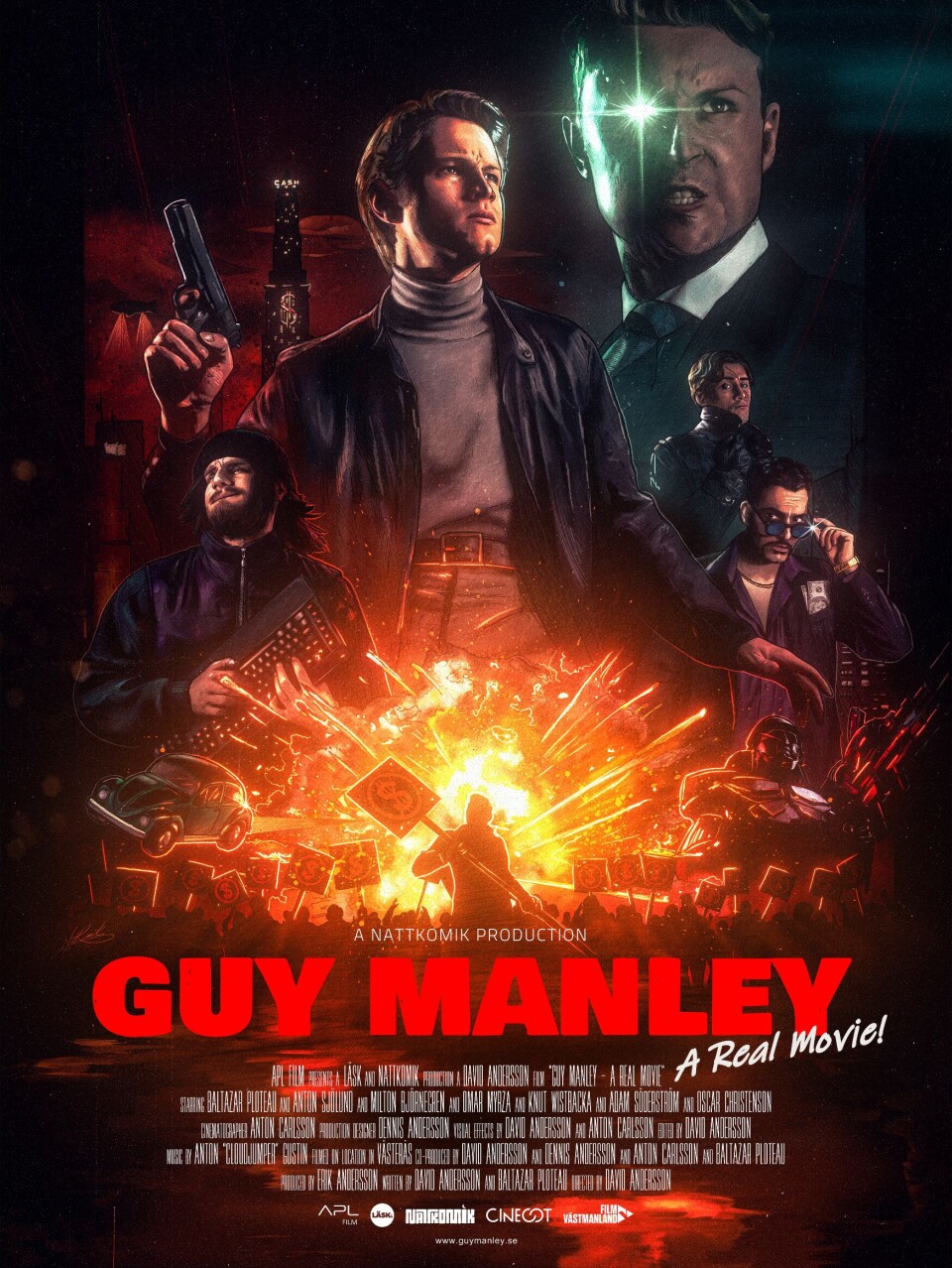 Omslaget till Guy Manley – a real movie.
