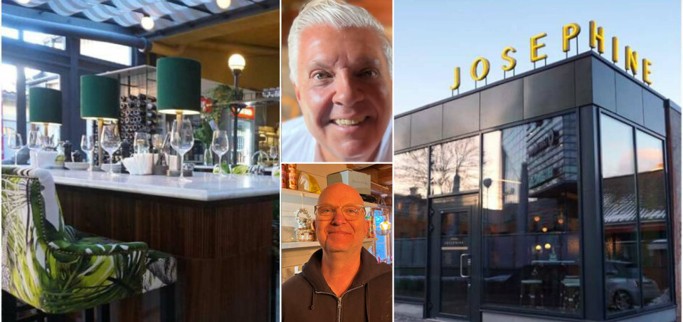 Italienskt tema på tillfällig restaurang i Västerås city