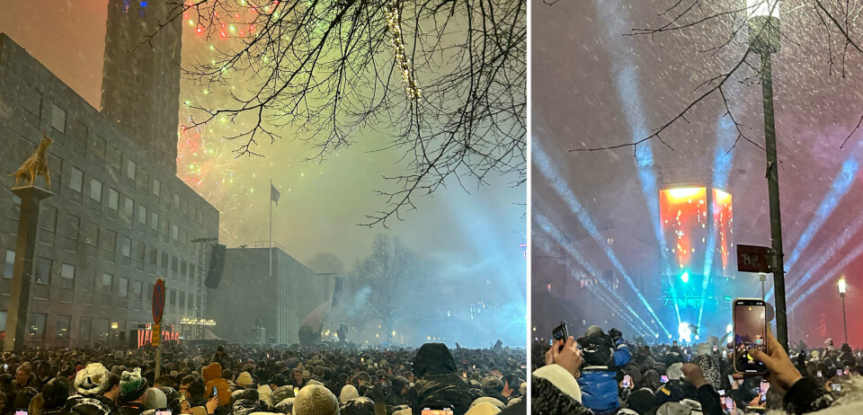 Nyårsfirandet i Västerås blev en publiksuccé.