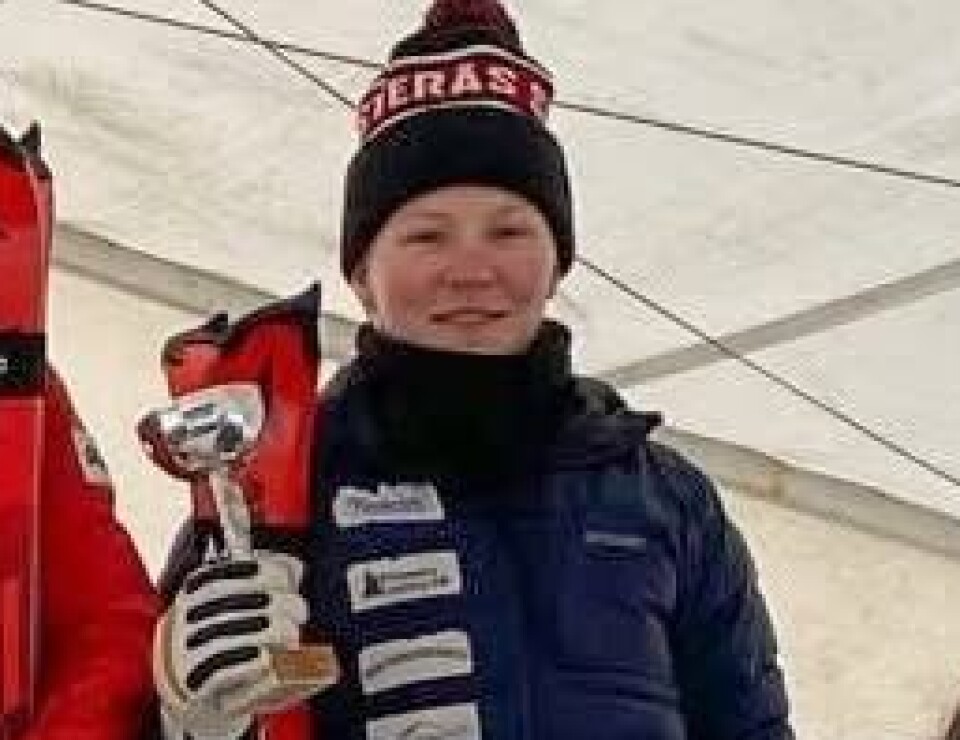 På Europacuppallen i januari.