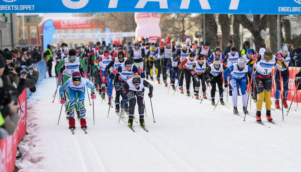 På spåret. Engelbrektsloppet i Norberg. På spåret. Engelbrektsloppet i Norberg.