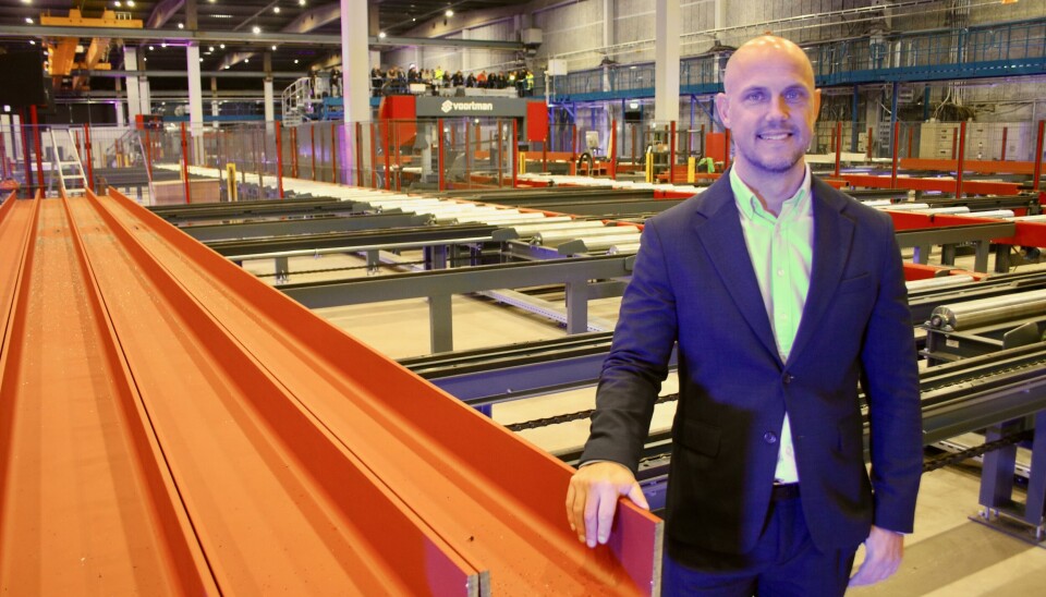 Ger järnet. Anders Pettersson, vd för Stena Stål. Ger järnet. Anders Pettersson, vd för Stena Stål.